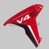 Adesivi bianco neri per fianchetti design personalizzato - Ducati Multistrada V4S