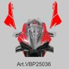 Einfarbiges Aufkleberset - Panigale V4 Ducati Windschutzscheibe