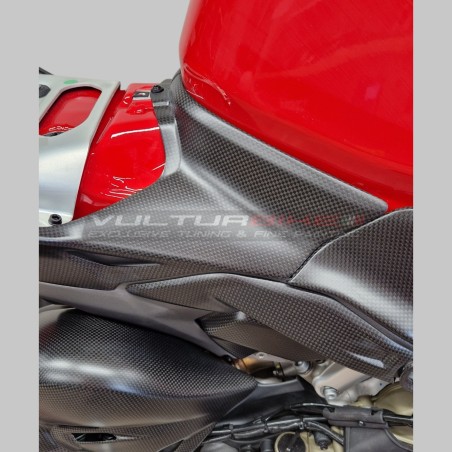 Carbon fiber side panels under tail - Ducati Panigale V4