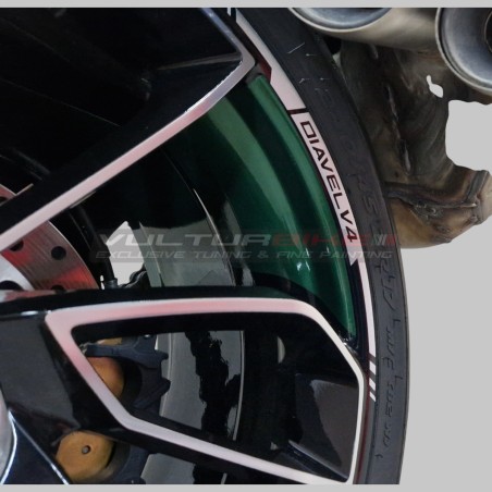 Kit completo de pegatinas para colores metálicos - Ducati Diavel V4