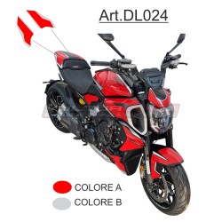 Set d’autocollants arrière bicolores - Ducati Diavel V4