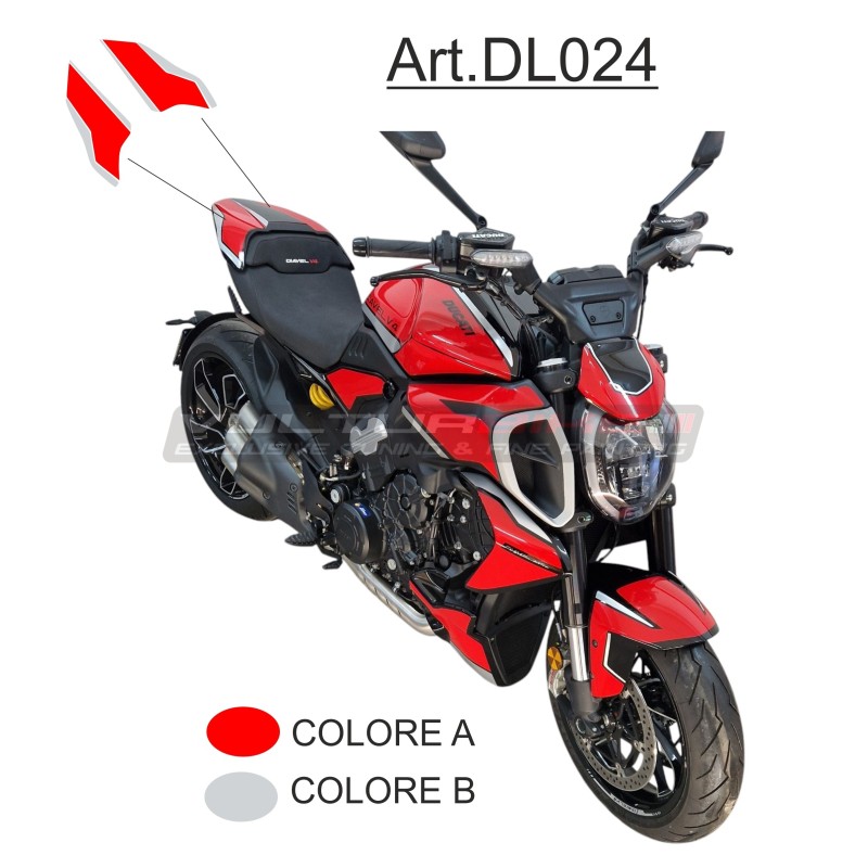 Zweifarbiges Heckaufkleber-Set - Ducati Diavel V4