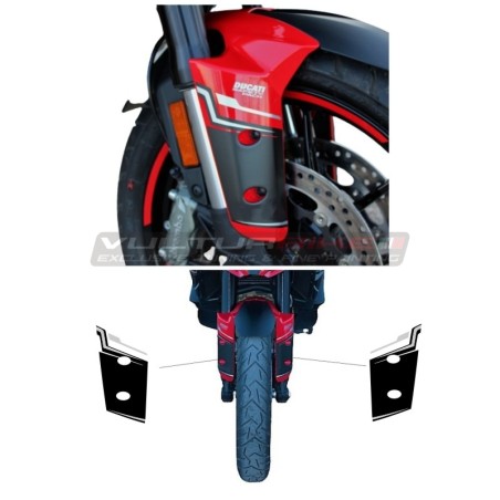 Autocollants d’ailes finition mate - Ducati Multistrada V4 / Rallye