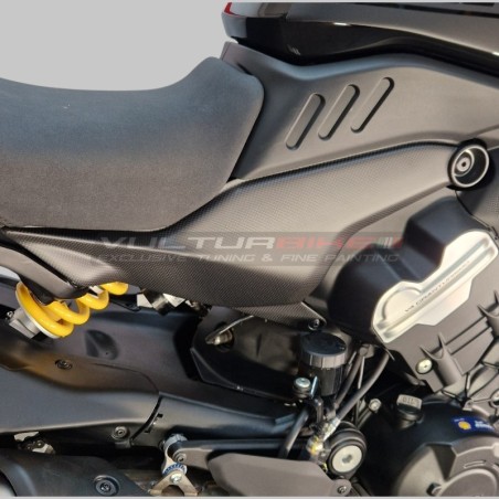 Cubiertas del subchasis de fibra de carbono - Ducati Diavel V4