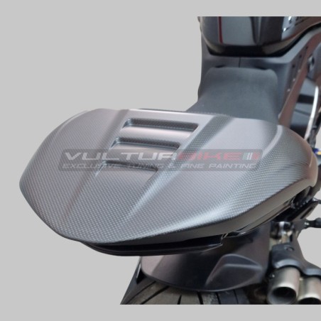 Carbon Seat Cover with Grooves - Ducati Diavel V4