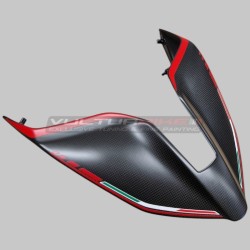 Cola de fibra de carbono con tricolor para Ducati Panigale y Streetfighter V4