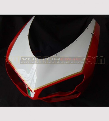 Adesivo portanumero personalizzabile look 1098R - Ducati 848/1098/1198 