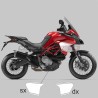 Kit autocollants pour panneaux latéraux - Ducati Multistrada 950 de 2019 à 2021