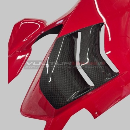 Kohlefaser Abdeckung für Seitenverkleidungen - Ducati Panigale V4 2020 / 2024