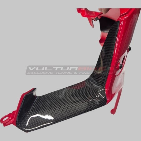 Carbon fiber cover for fairings under the headlight - Ducati Panigale 2020 / 2024