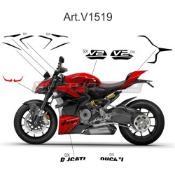 Set decalcomanie completo - Ducati Streetfighter V2 2022 / 2024