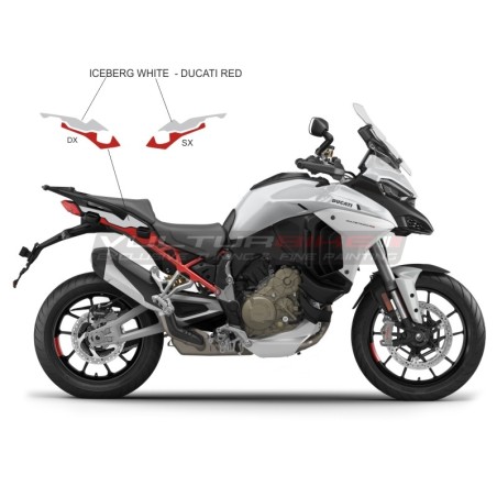 Set decalcomanie sottocoda - Ducati Multistrada V4 / V4S iceberg white