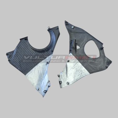 Carbon fiber lower fairings for Ducati Panigale V4 / V4S