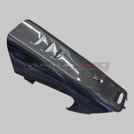 Extensión de carenados inferior de fibra de carbono para escape de carreras - Ducati Panigale V4 / V4S