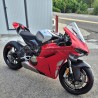 Coperchio serbatoio in carbonio effetto alluminio spazzolato - Ducati Panigale V4 / V4S & Streetfighter V4 / V4S