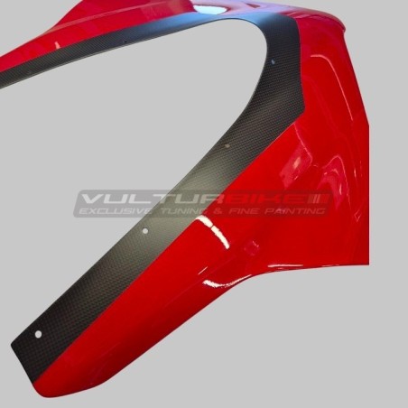 Parabrisas de fibra de carbono pintado para Ducati Panigale V4