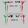 Tricolor stickers for side panels - Ducati Multistrada V4/V4S