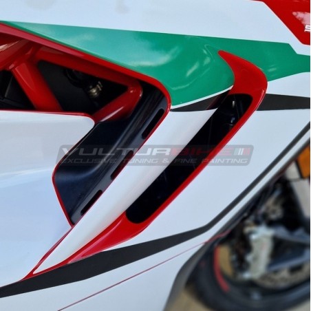 Kit de pegatinas de carenados lateral de diseño tricolor - Ducati Supersport 950