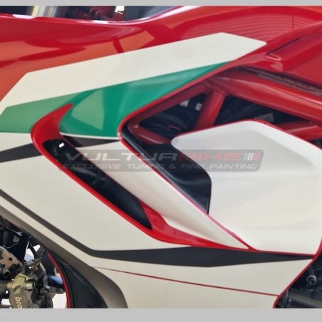 Aufkleber-Set für Tricolor-Design-Seitenverkleidungen - Ducati Supersport 950