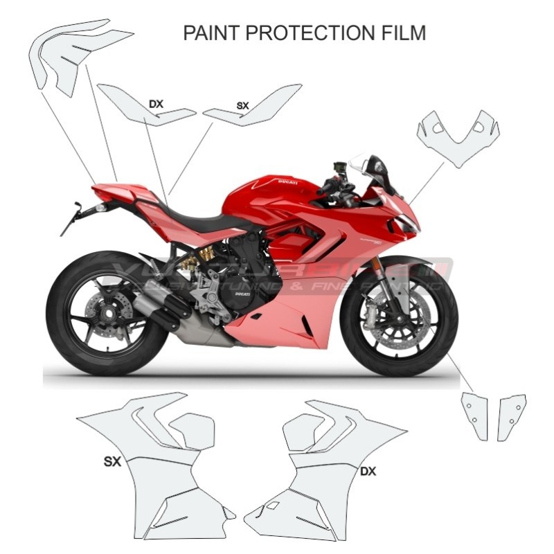 Pellicola protettiva autorigenerante - Ducati Supersport 950