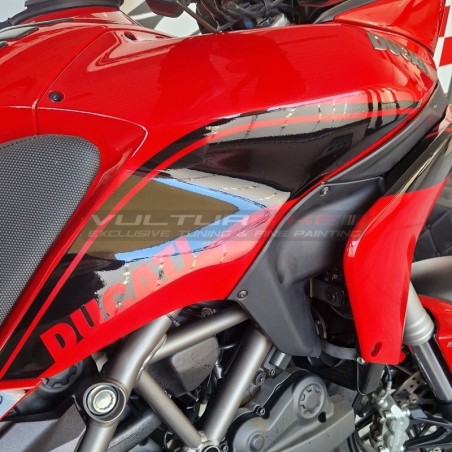 Kit de pegatinas carenados laterales - Ducati Multistrada 1200 / 1200S año 2010 / 2014