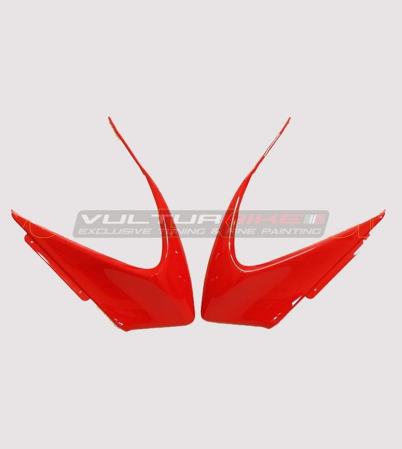 Red aerodynamic deflectors for windshield - Ducati Panigale 899/1199 