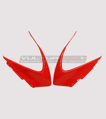 Rote aerodynamische Windabweiser für Windschutzscheibe - Ducati Panigale 899/1199 