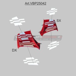 Adesivi a scacchi per alette - Ducati Panigale V4 / V4S