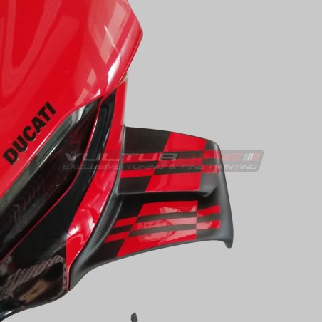 Adesivi a scacchi per alette - Ducati Panigale V4 / V4S