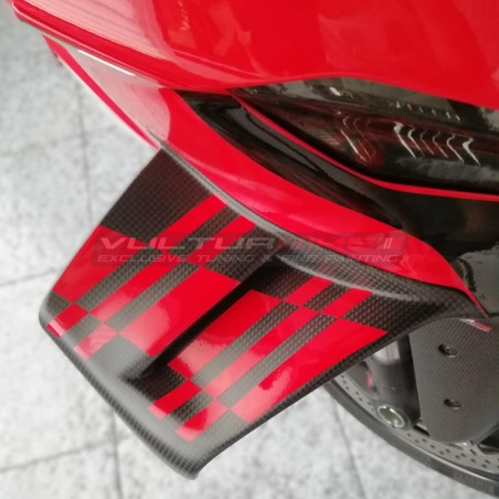 Karierte Aufkleber für Bandanstöße - Ducati Panigale V4 / V4S