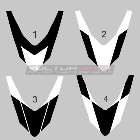 Windschutzscheibe Aufkleber Set - Ducati Hypermotard 796 / 1100