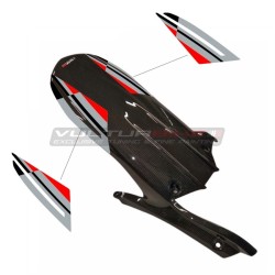 Rear fender sticker kit - Ducati Multistrada