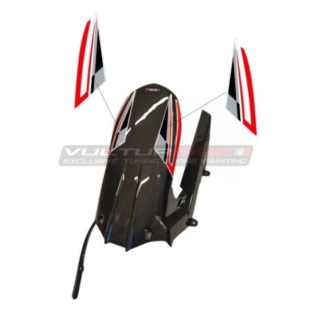 Pair of stickers for rear fender - Ducati Multistrada