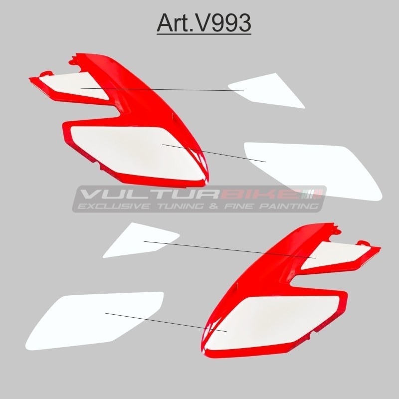 Sagome adesive per fianchetti - Ducati Hypermotard 796 / 1100