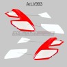 Adhesive templates for side panels - Ducati Hypermotard 796 / 1100