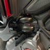 Carbon protection for water pump hoses - Ducati Multistrada V4 / V4S / Pikes Peak / RS