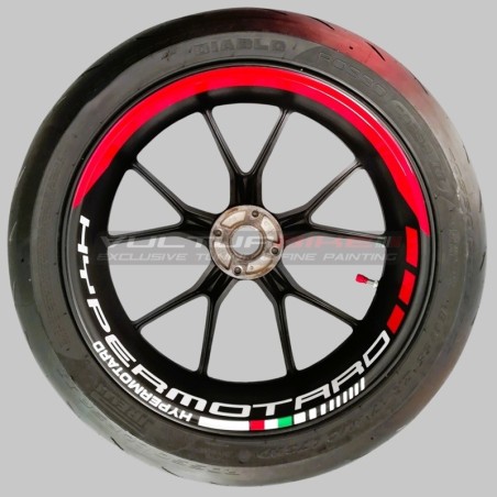 Juego de pegatinas para ruedas de motocicleta - Ducati Hypermotard