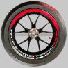Juego de pegatinas para ruedas de motocicleta - Ducati Hypermotard