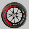Set adesivi per ruote moto - Ducati Hypermotard