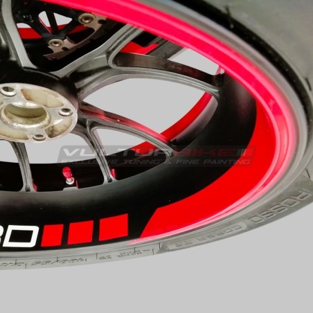 Motorrad Felgenaufkleber Set - Ducati Hypermotard