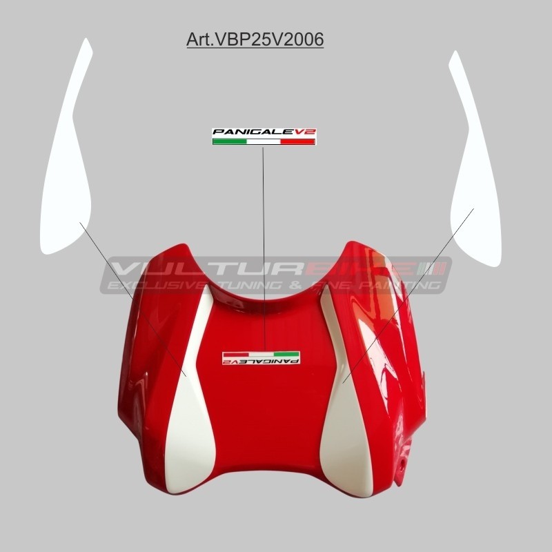 Profili adesivi larghi per cover batteria -Ducati Panigale / Streetfighter V2