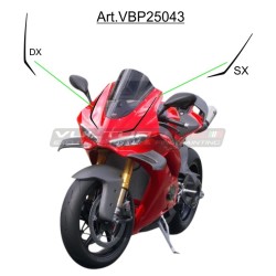 Perfiles adhesivos personalizables para parabrisas - Ducati Panigale V4 / V4S