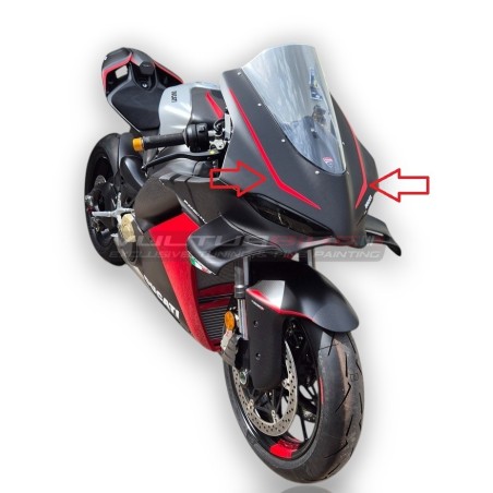 Customisable adhesive profiles for windscreen - Ducati Panigale V4 / V4S