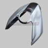 Brushed aluminium effect fuel tank cover with carbon strip - Ducati Panigale / Streetfighter V4 / V4S