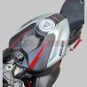 Coperchio serbatoio effetto alluminio spazzolato con striscia in carbonio - Ducati Panigale / Streetfighter V4 / V4S