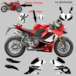 Ensemble complet d’autocollants décoratifs pour Ducati Panigale V2