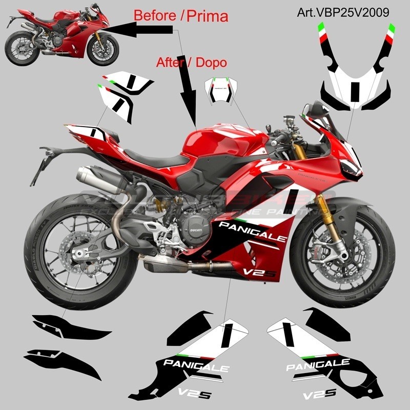 Set completo di adesivi decorativi per Ducati Panigale V2
