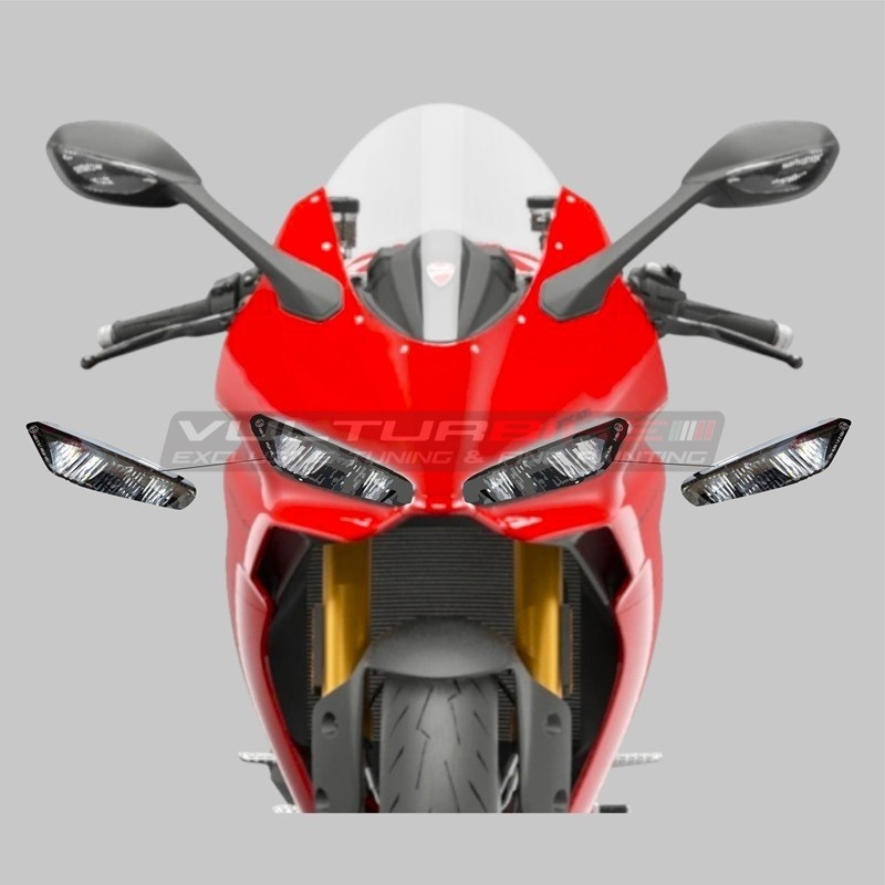 Fake headlight stickers for Racing windshield - Ducati Panigale V2