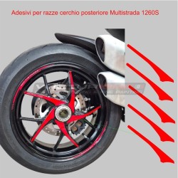 Decalcomanie per razze ruota posteriore - Ducati Multistrada 1260S
