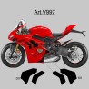 Plantillas adhesivas para tomas de aire - Ducati Panigale V4